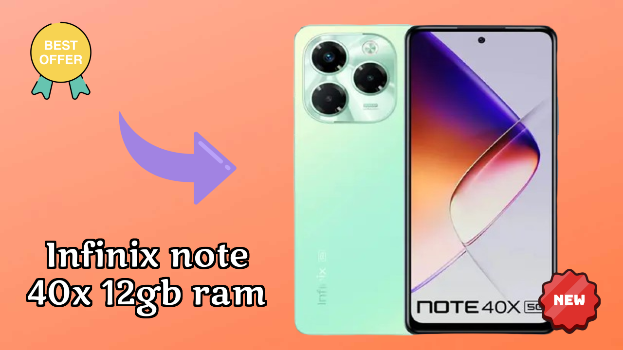 Infinix Note 40X 12GB RAM Performance Test: MediaTek Dimensity 6300 Speed & Reliability