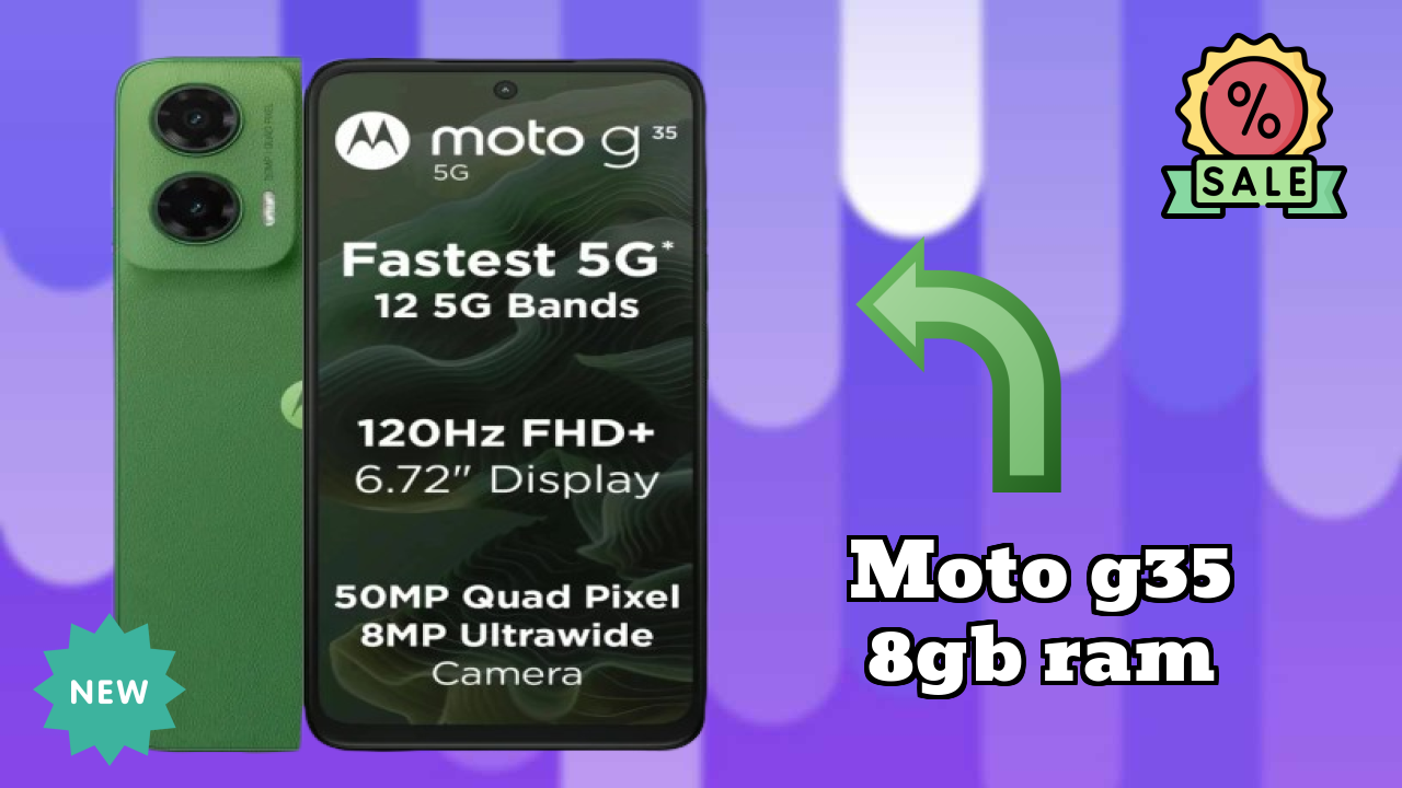 Moto G35 8GB RAM Camera Quality: 50 MP + 8 MP Rear Camera Photo Review