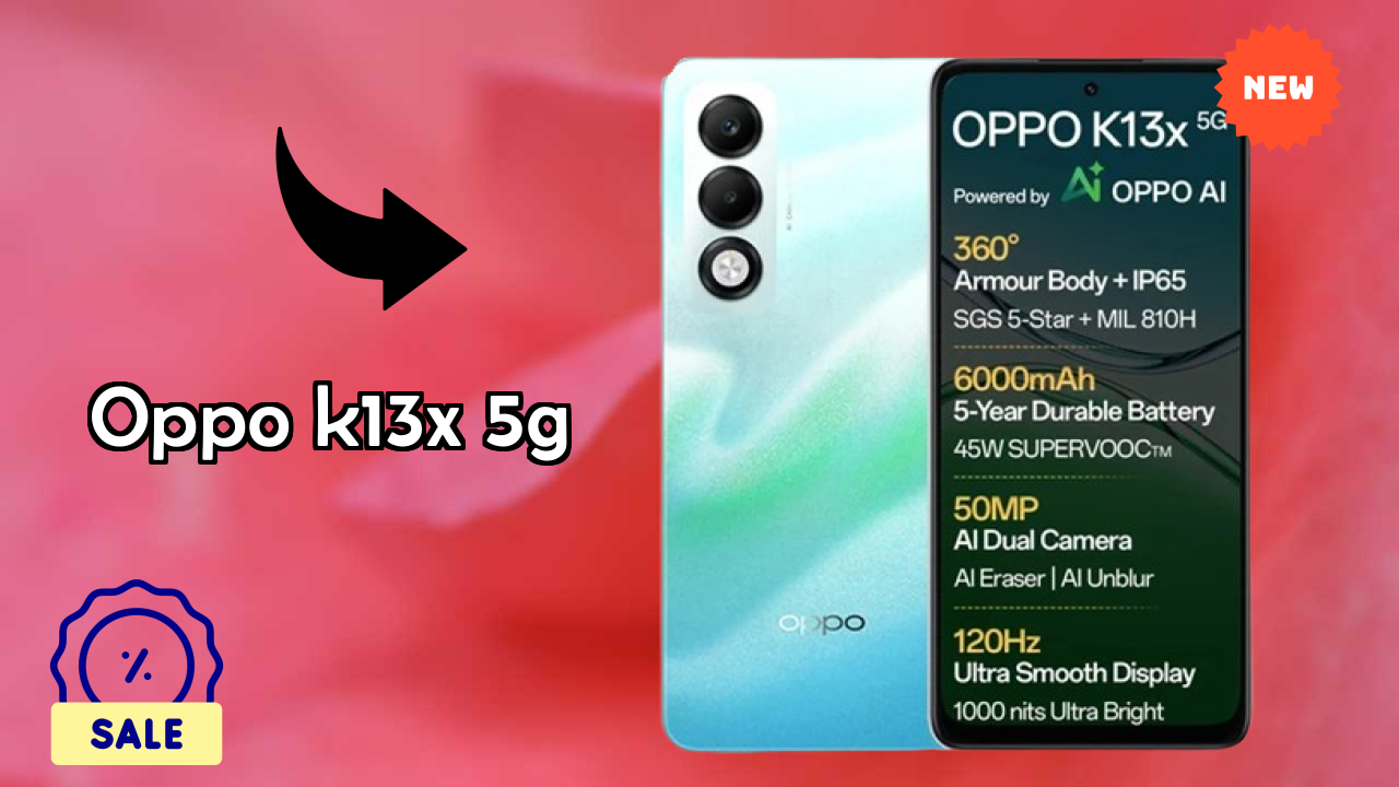 OPPO K13x 5G Display Review: 6.67 Inches (16.94 Cm) Screen Size