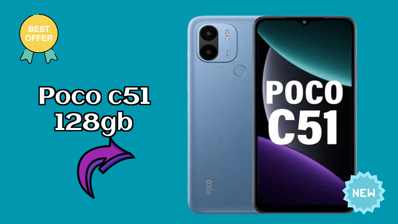 POCO C51 128GB RAM Review: 6 GB RAM Gaming Performance