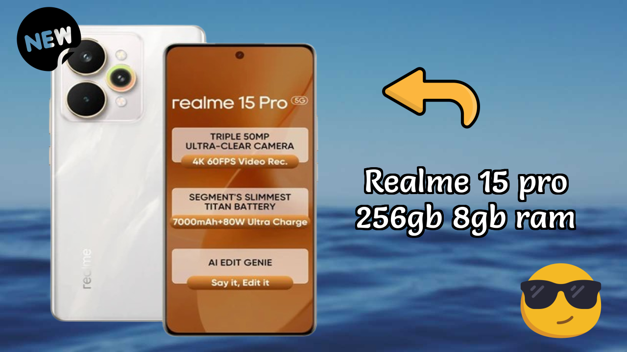 NewRealme 15 Pro 256GB 8GB RAM 2026: Latest Mobile Phone with High Quolity Disa