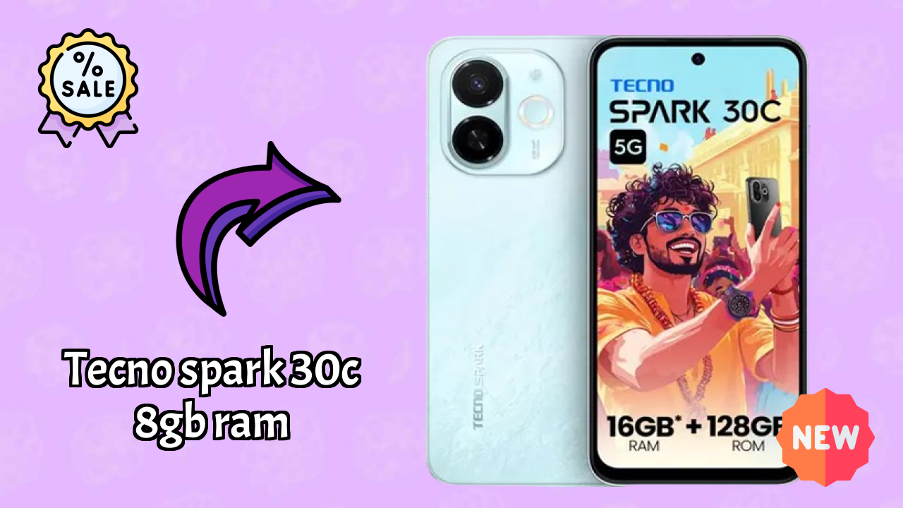Tecno Spark 30C 8GB RAM Review: 8 GB RAM Gaming Tested