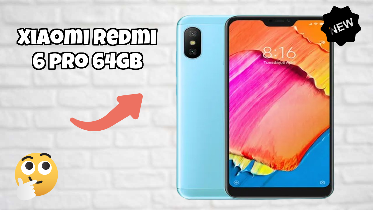 Xiaomi Redmi 6 Pro 64GB Display Size: 5.84 Inches (14.83 Cm) Screen Quality